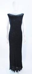 JOVANI Black & White Beaded Gown Size 6 8