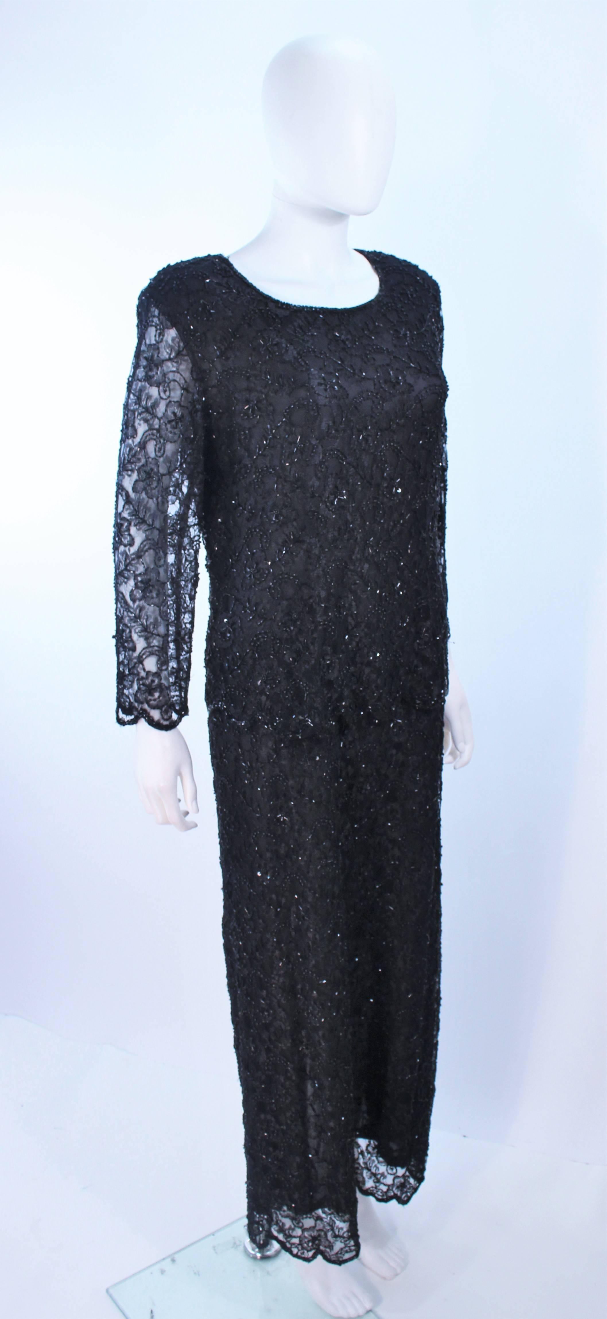 black lace gowns