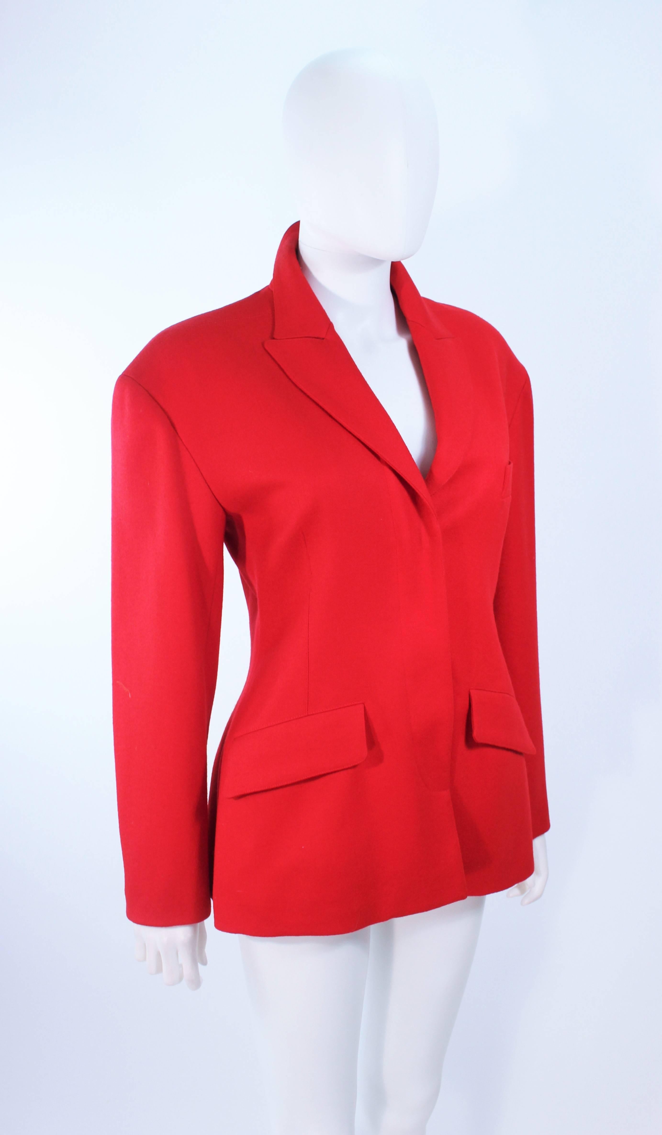 Women's ALAIA Red Blazer Size 12
