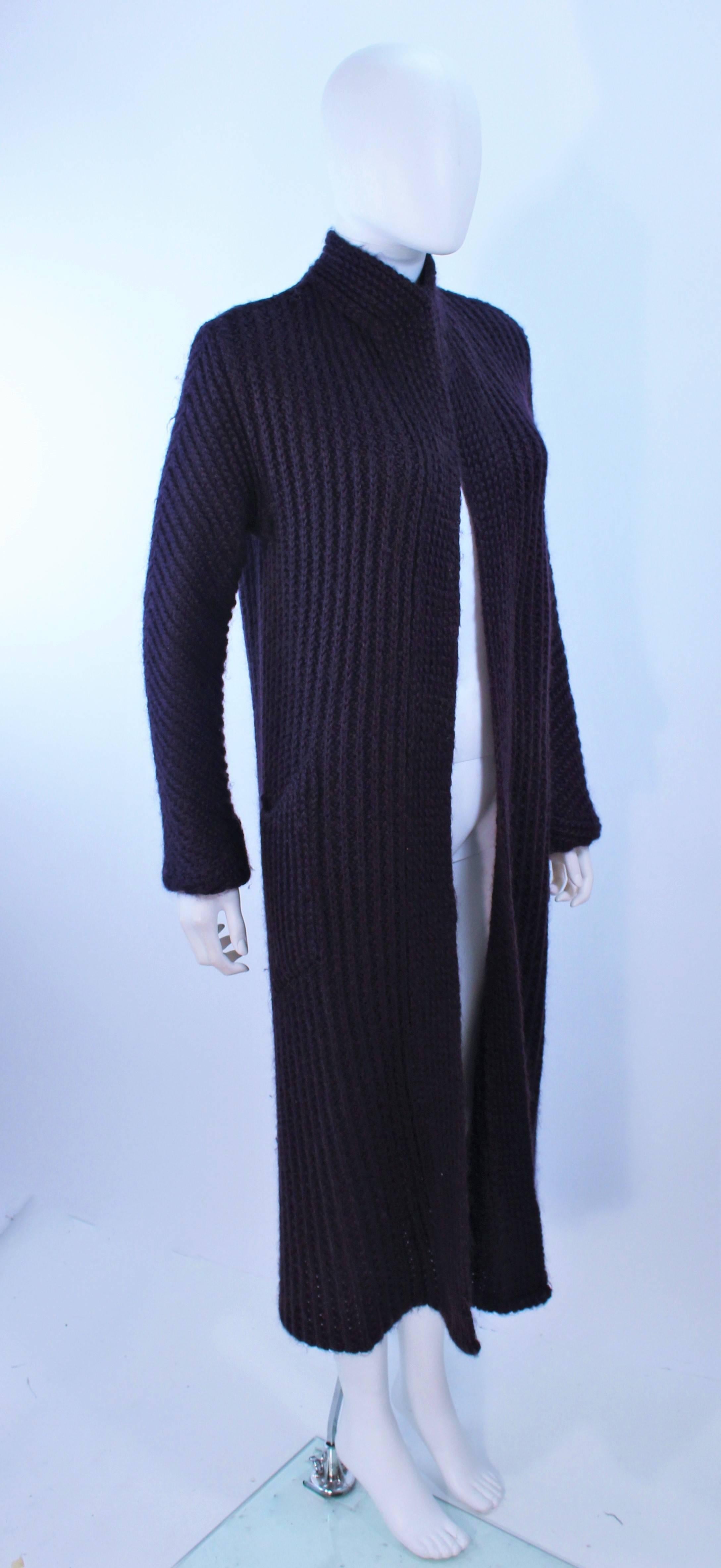Women's MISSONI Purple Wool Knit Full Length Sweater Size Medium  For Sale