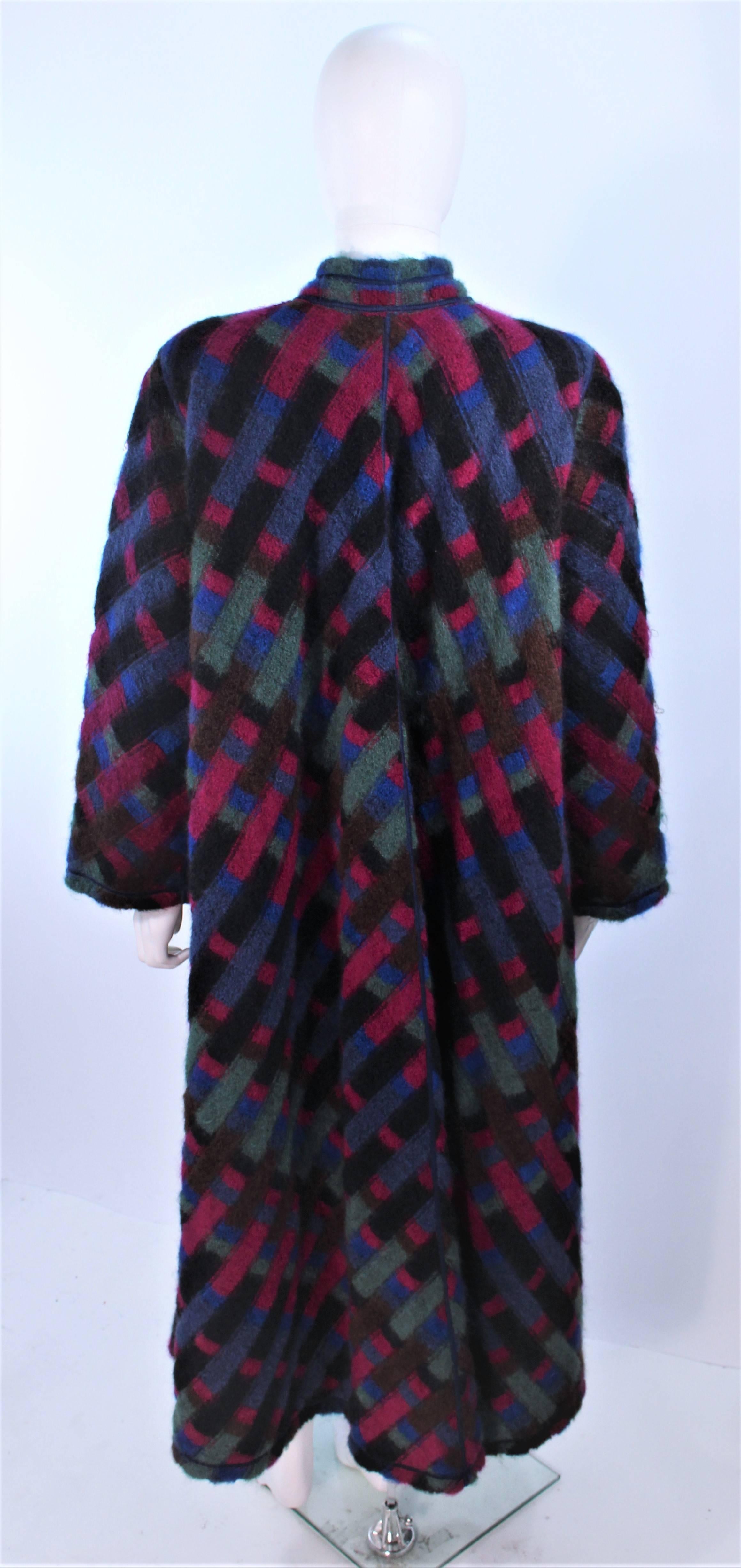 MISSONI Multi- Color Reversible Coat with Mirror Star Button Size 8 For Sale 4