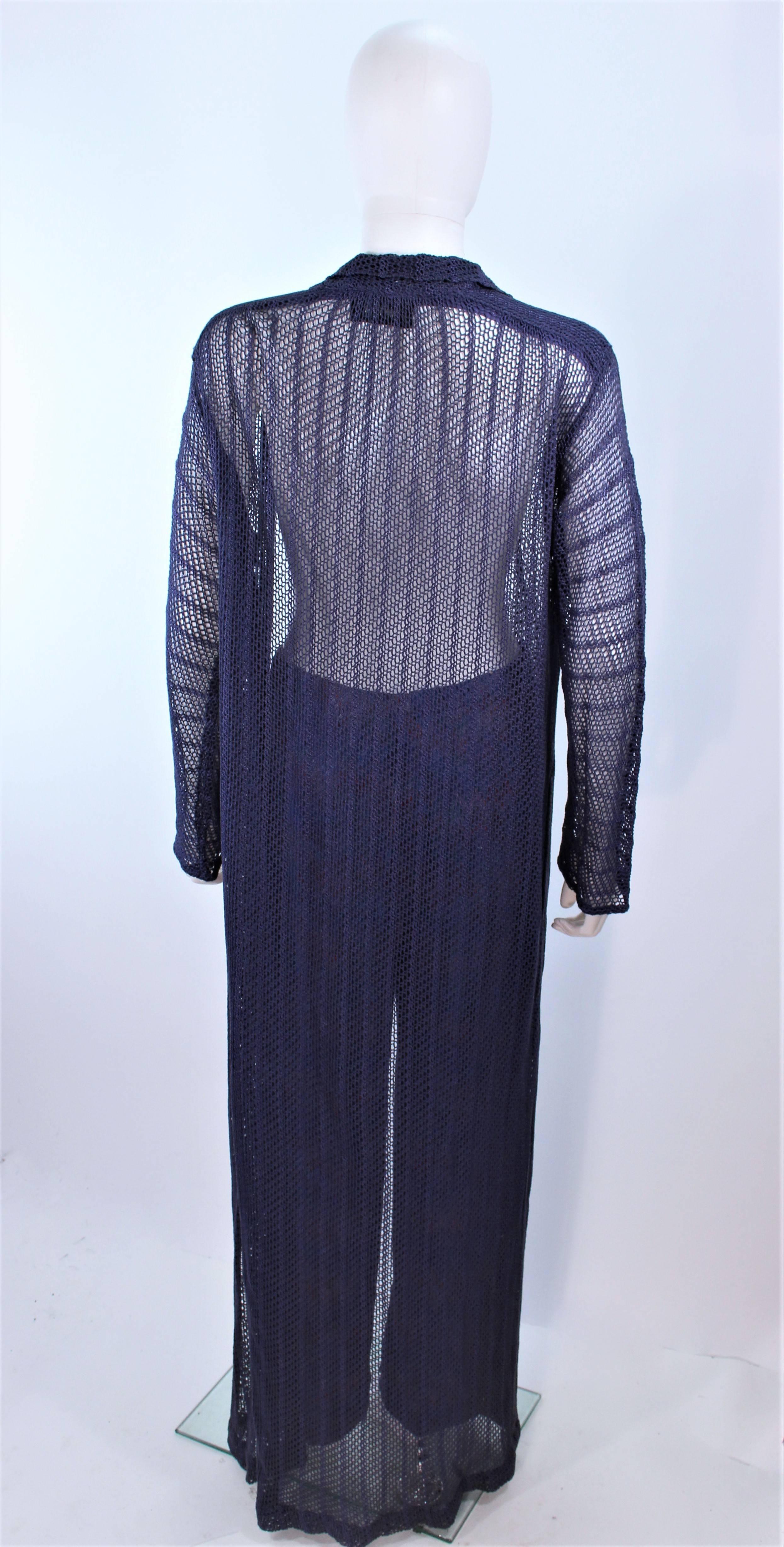 Purple MISSONI Periwinkle Duster and Zig Zag Pattern Pants Size 46 For Sale