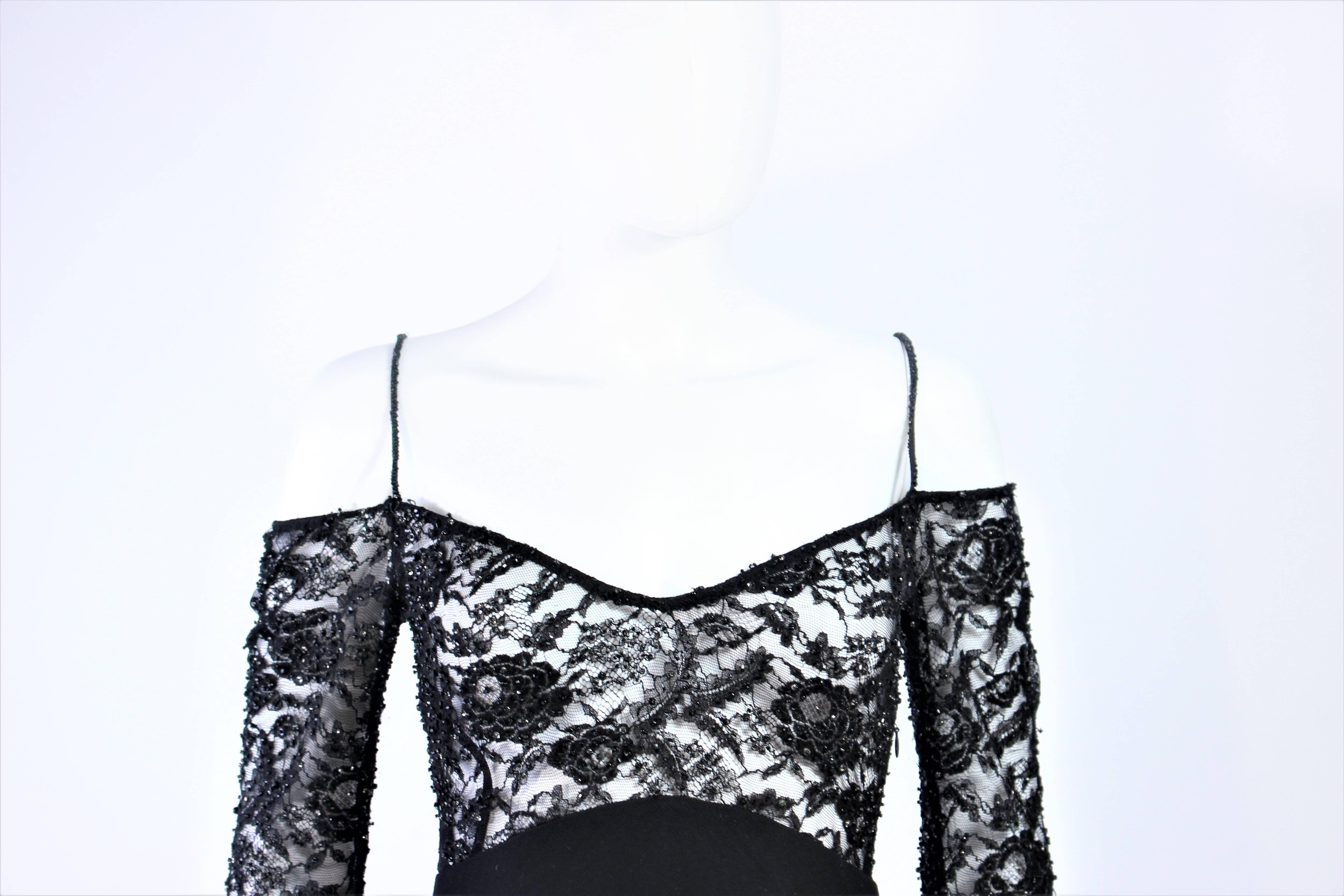 donna karan black and white dress