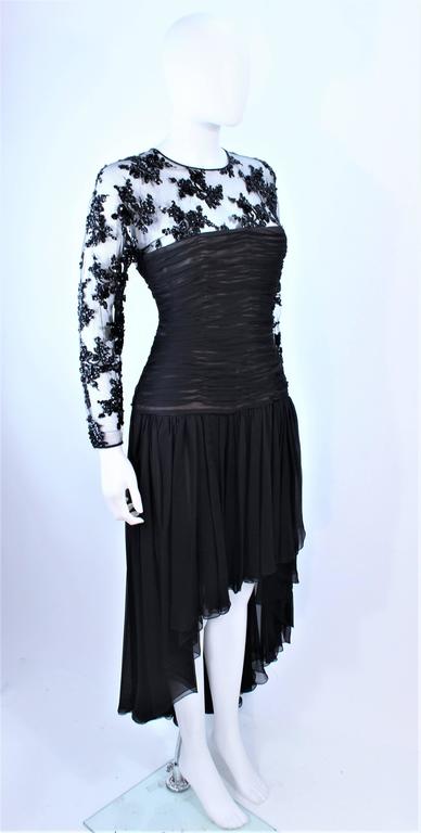 oscar de la renta high low gown