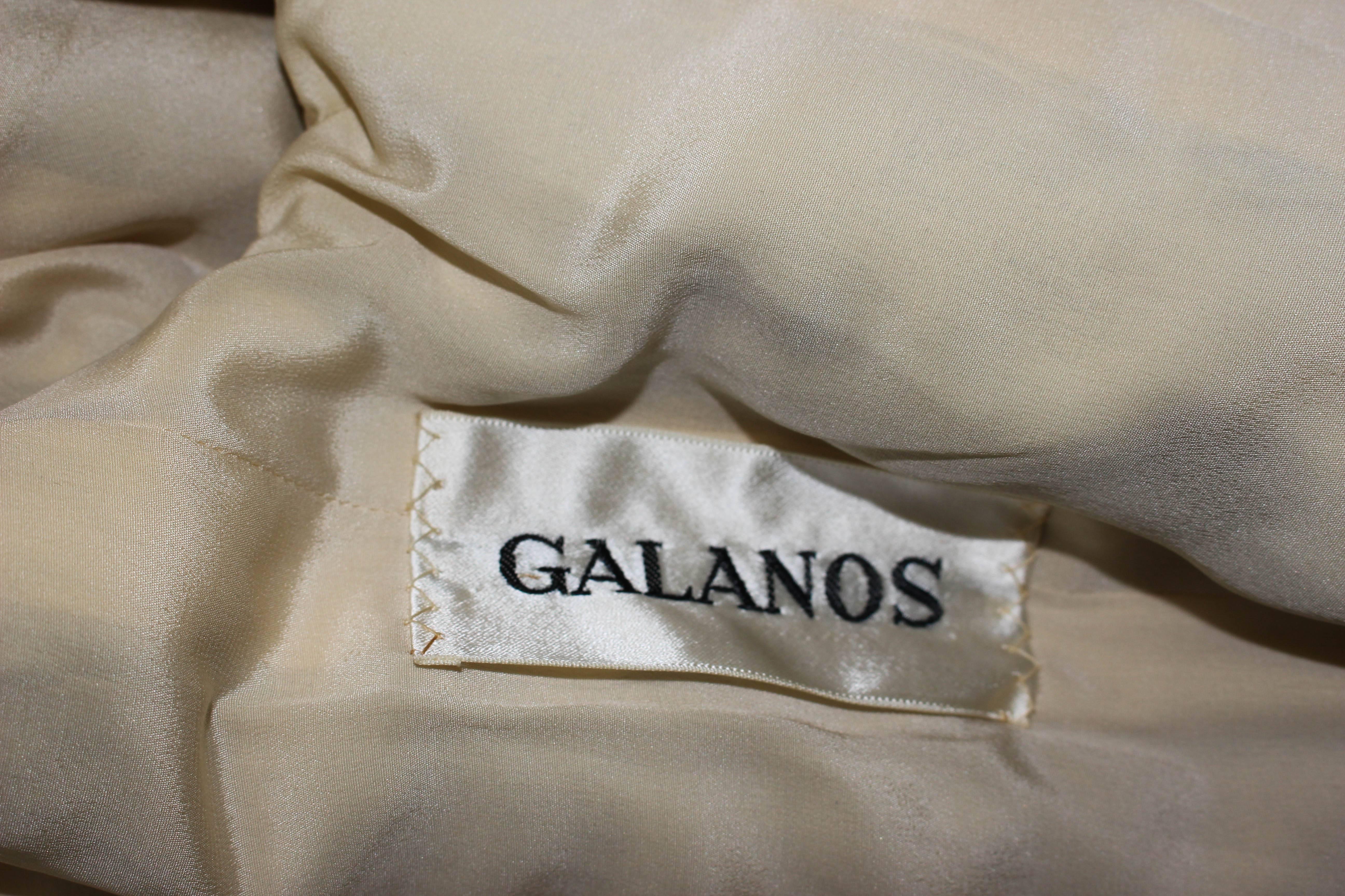 James Galanos Circa 1960s Silver Metallic Jacket, Pant, and Vest Ensemble For Sale 4