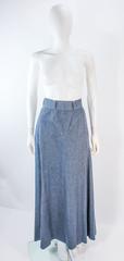 ALICE BLAINE VIntage 70's Denim Maxi Skirt Size 4