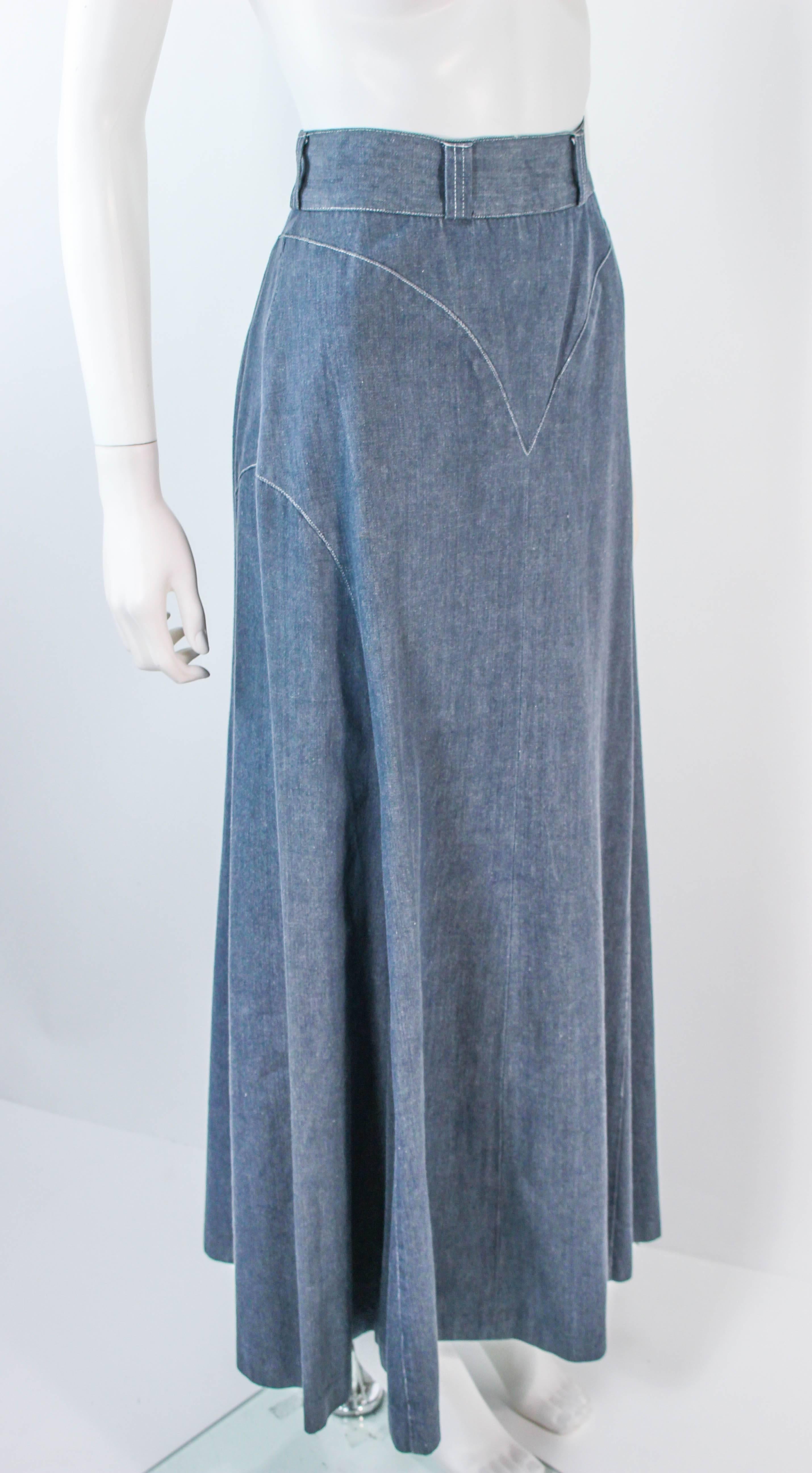 blaine denim skirt