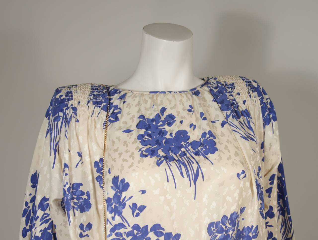 Galanos Silk Dress with Matching Embellished Judith Leiber Purse Size 2-4 1