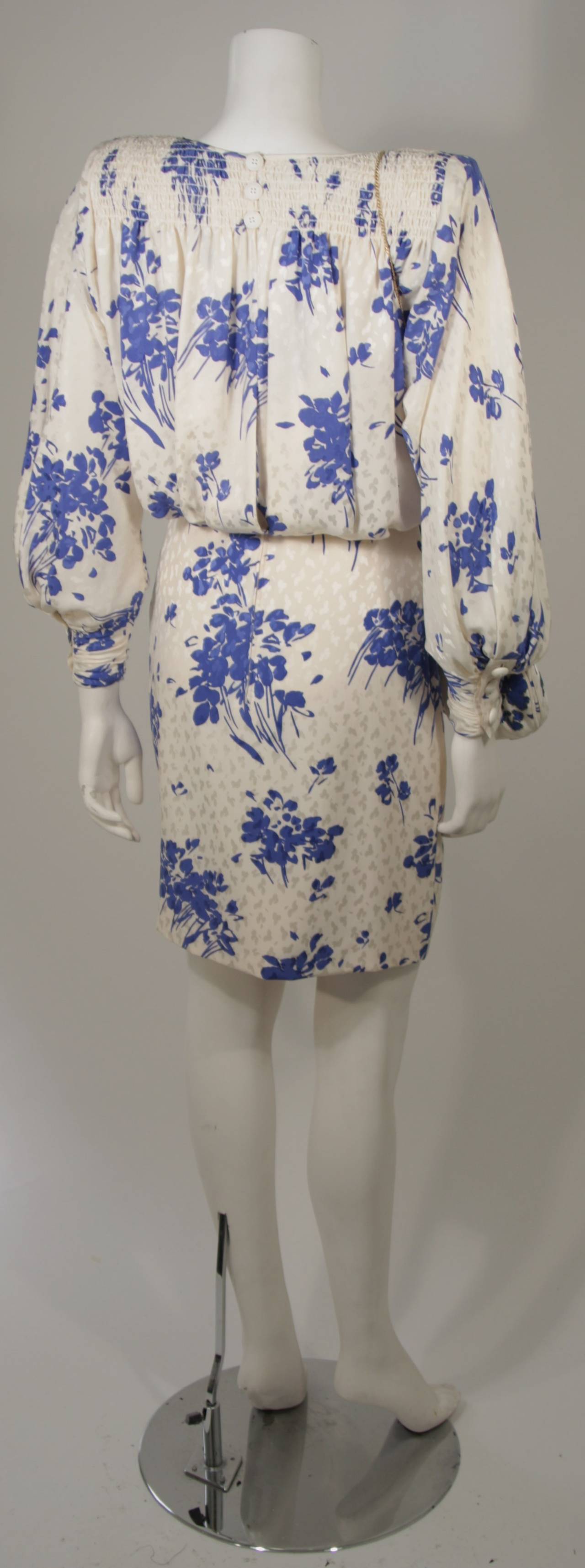 Galanos Silk Dress with Matching Embellished Judith Leiber Purse Size 2-4 3