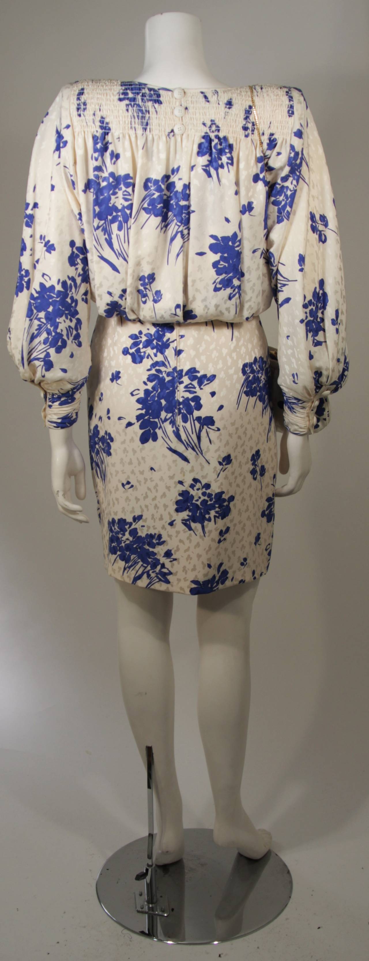 Galanos Silk Dress with Matching Embellished Judith Leiber Purse Size 2-4 4