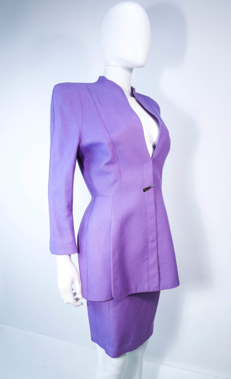 lavender skirt outfit