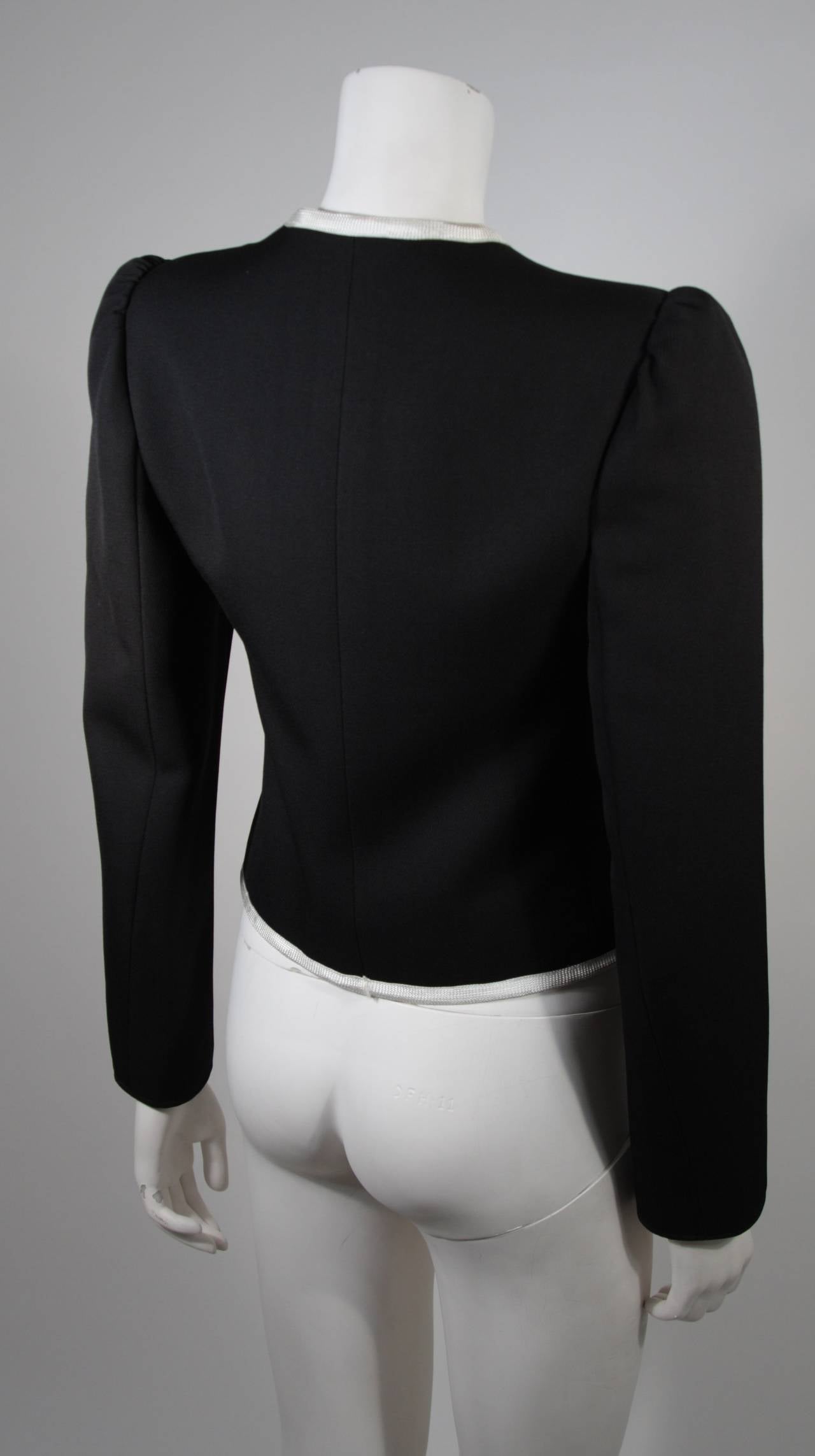 Yves Saint Laurent Asian Inspired Jacket Size 38 1
