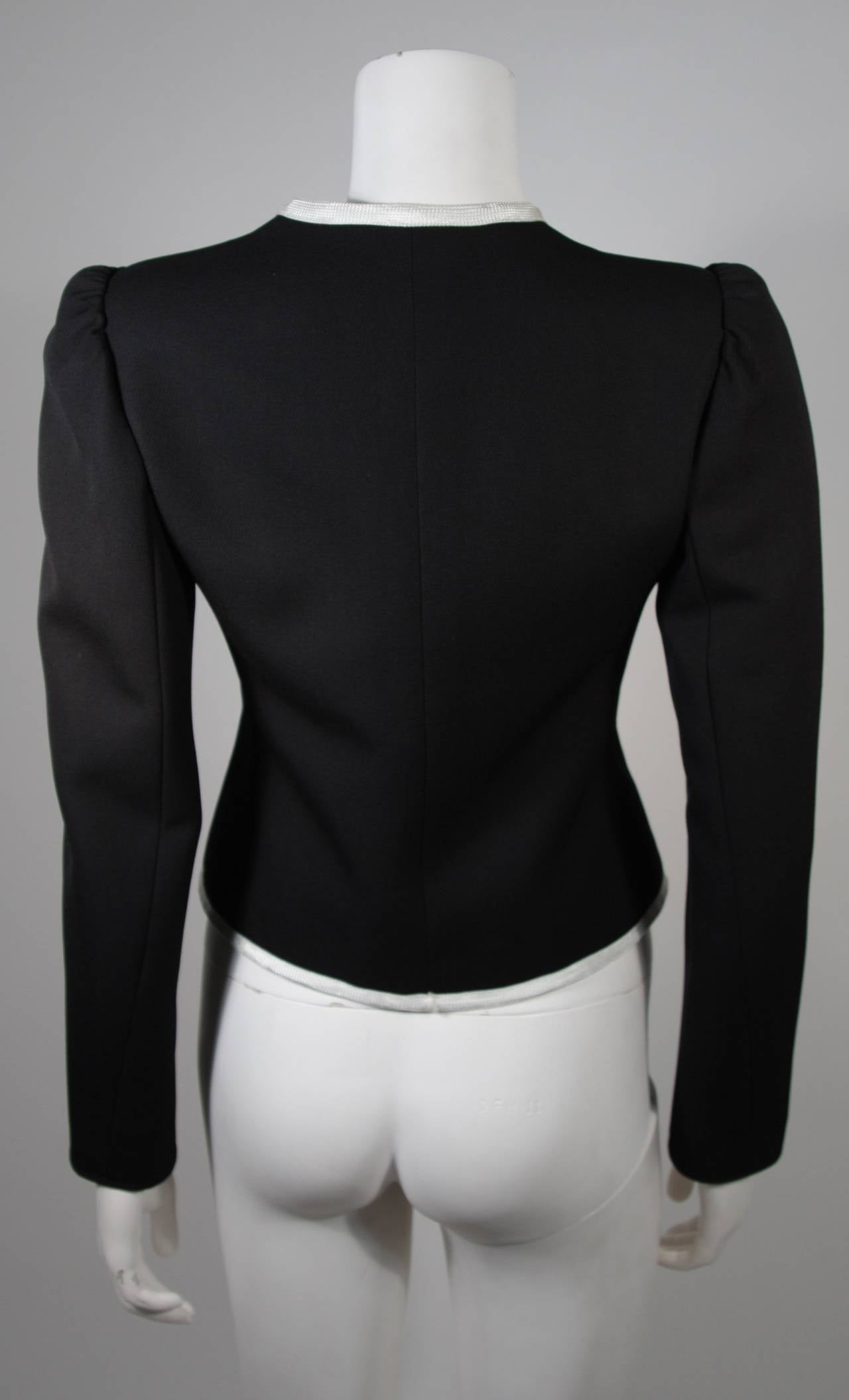 Women's Yves Saint Laurent Asian Inspired Jacket Size 38