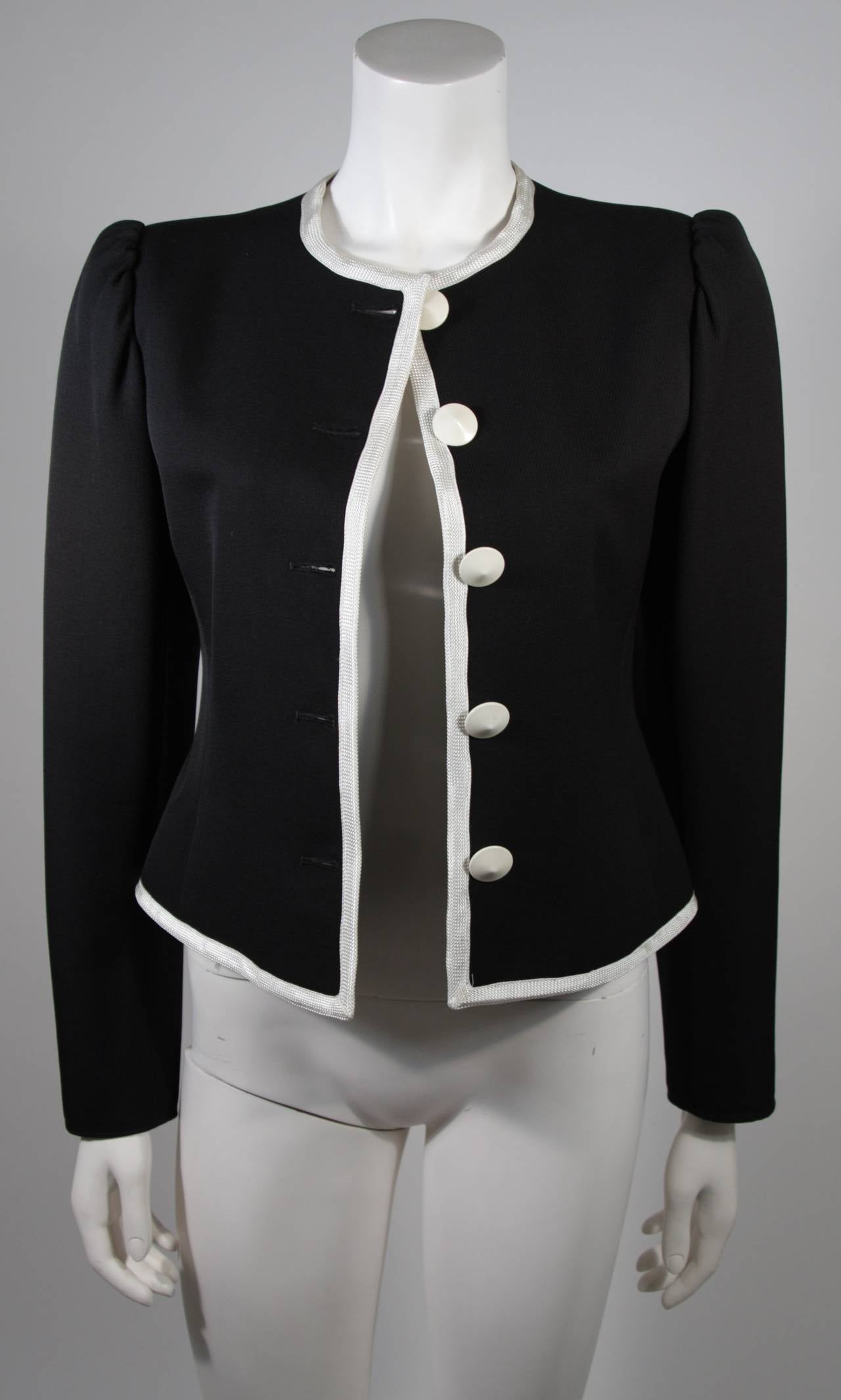 Yves Saint Laurent Asian Inspired Jacket Size 38 2