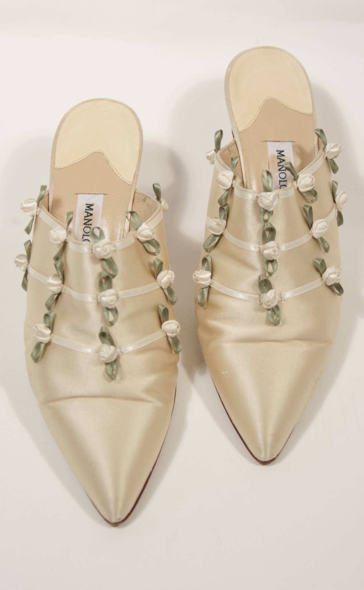 silk bridal shoes