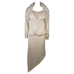 Nolan Miller Attributed Custom Couture Skirt Suit Ensemble Size Small 11
