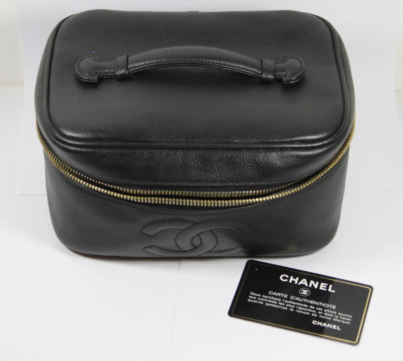 Chanel Black Caviar Make Up Case 4