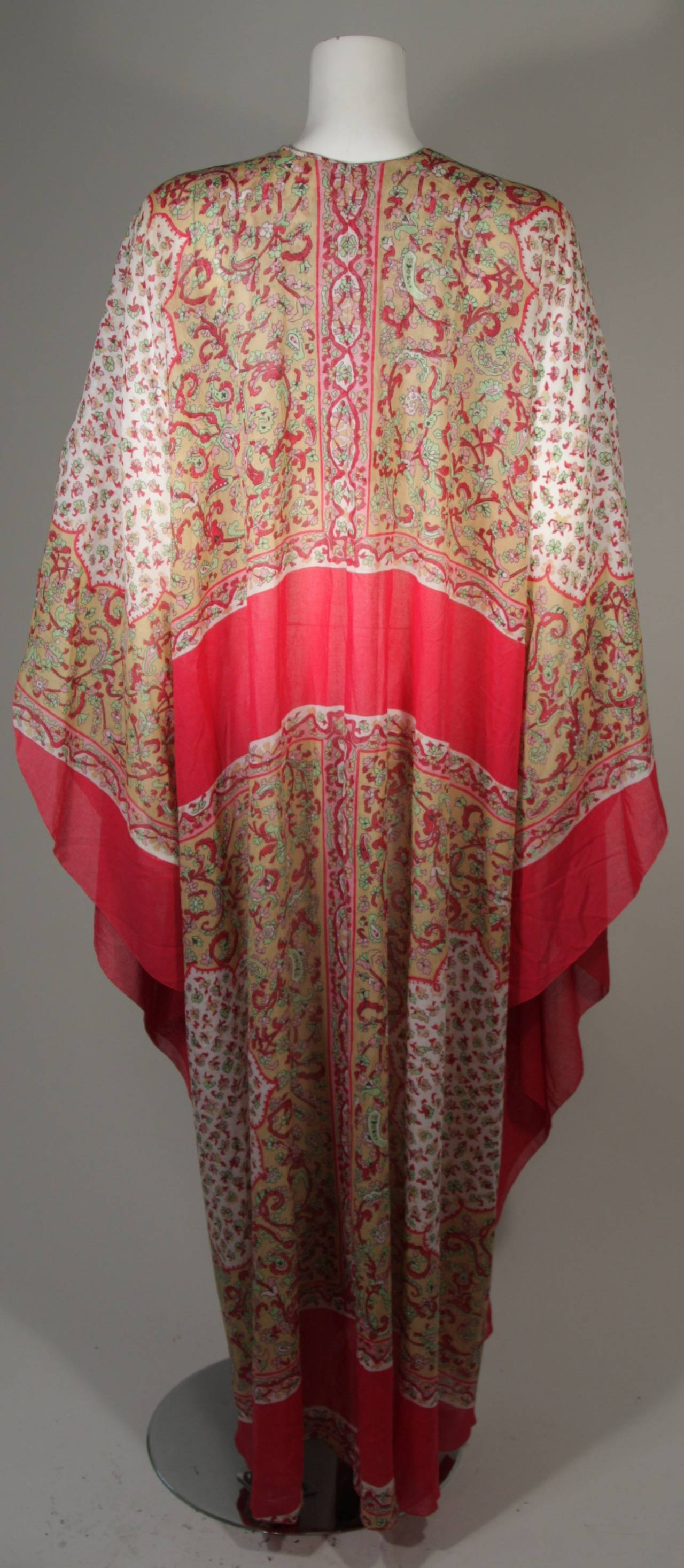 Lucie Ann Cotton Floral Kaftan 1