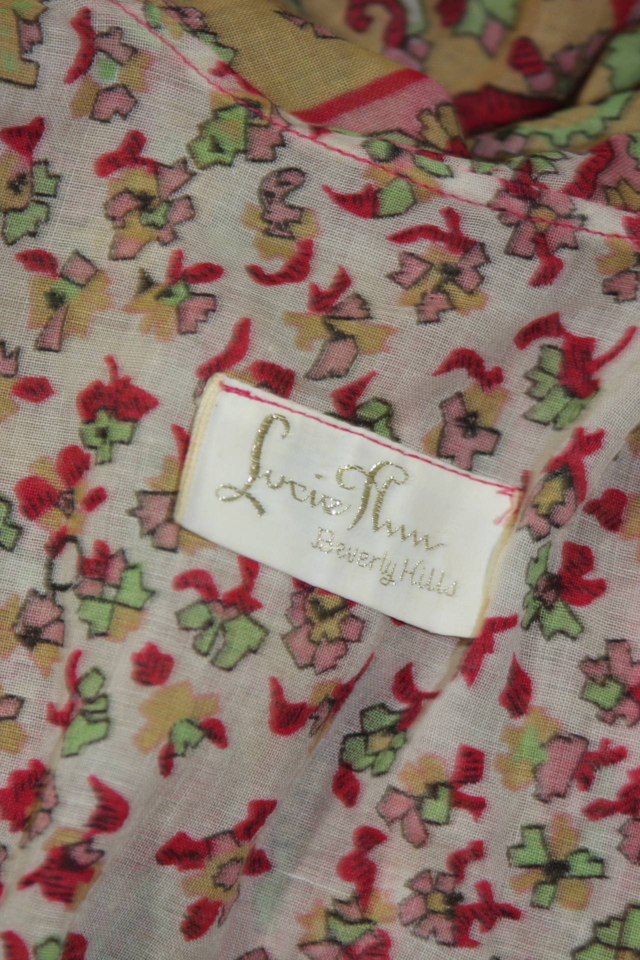 Lucie Ann Cotton Floral Kaftan 2