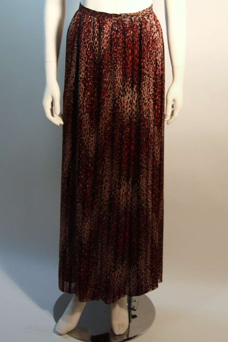 Christian Dior COUTURE Automme-Hiver 1976 (#07847) Silk Chiffon Ensemble 5