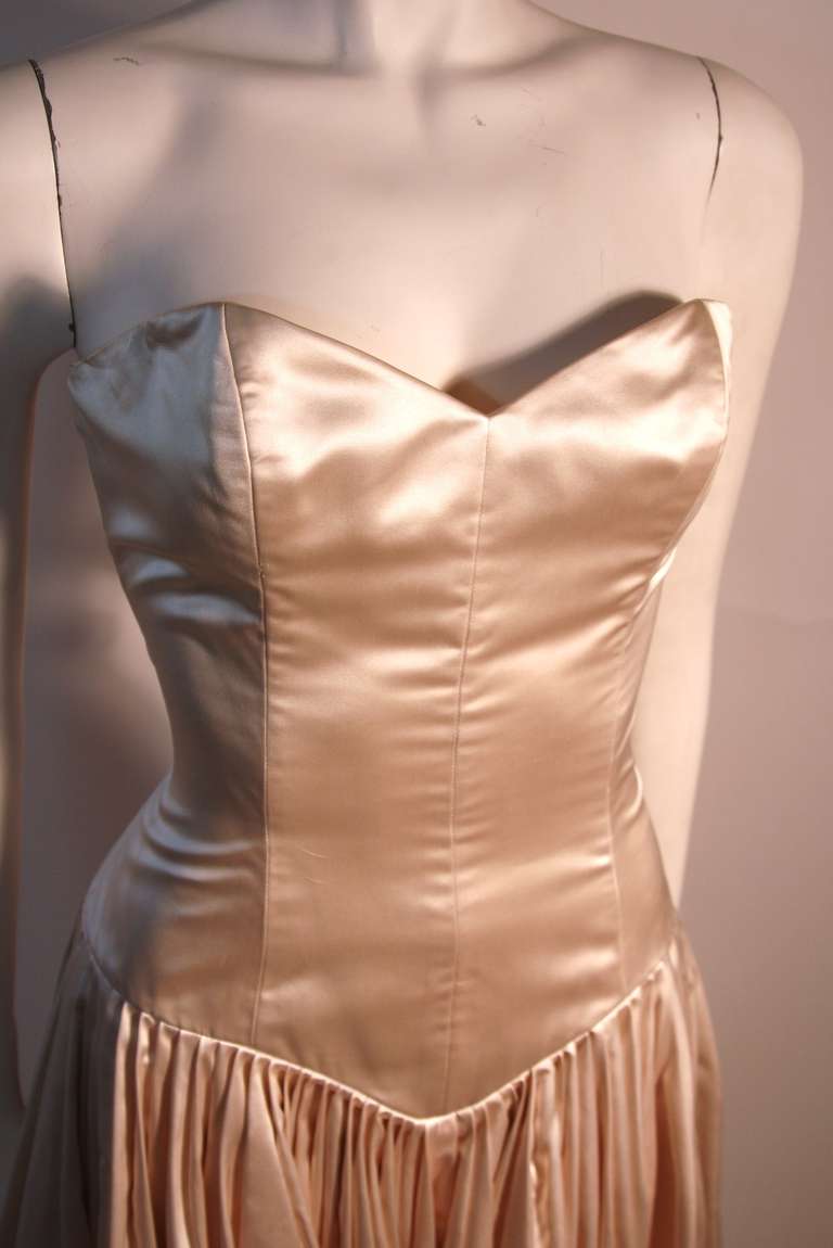silk bodice dress