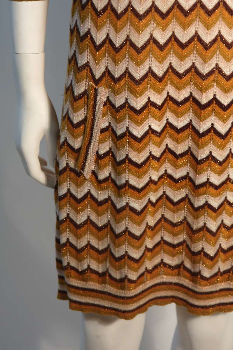 Missoni Metallic Knit Dress 3