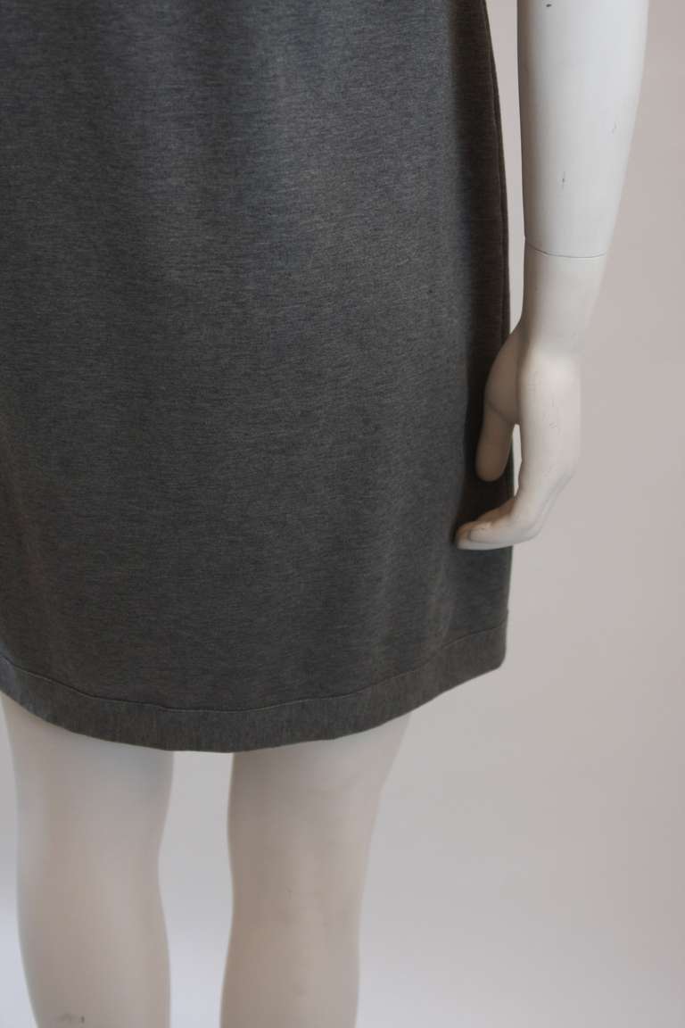 Brunello Cucinello Stretch Shirt Dress Size L For Sale 4