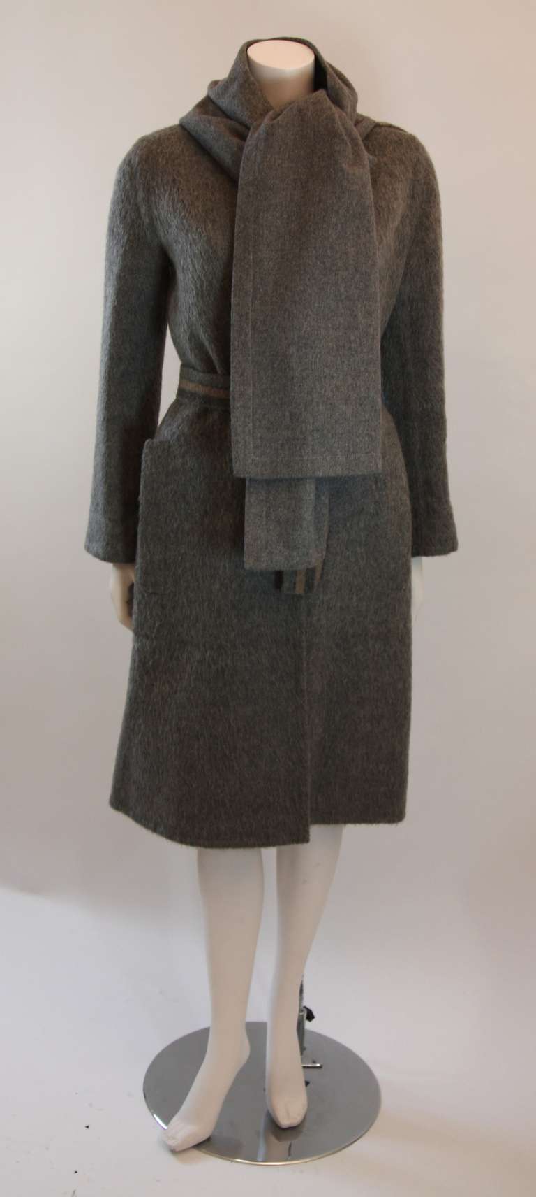 Pauline Trigere Wonderful 3 Piece Reversible Coat with Dress Set  Size Small For Sale 1