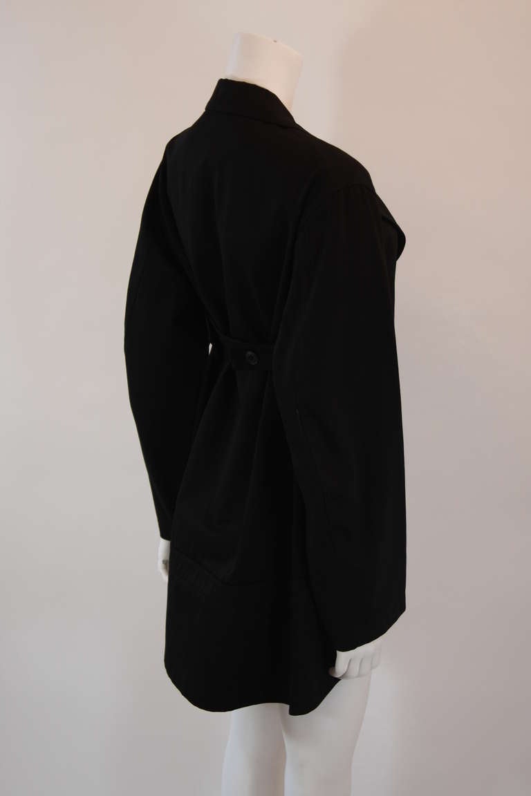Women's Yohji Yamamoto Short Trench Jacket Size 2