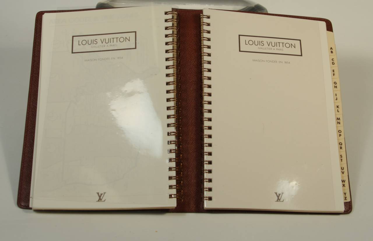 Women's or Men's Louis Vuitton Classic Monogram Agenda Unused