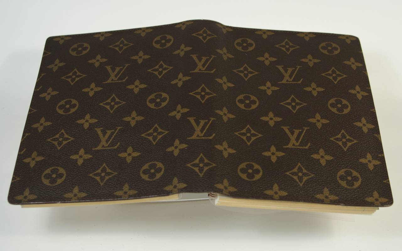 Louis Vuitton Classic Monogram Agenda Unused In Excellent Condition In Los Angeles, CA