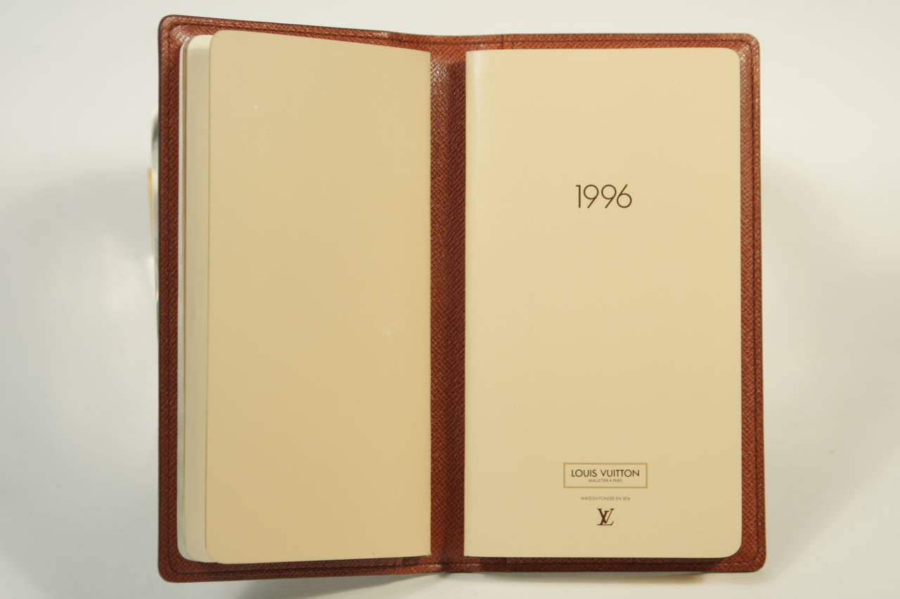 Sold at Auction: Louis Vuitton Monogrammed Agenda & Address Book