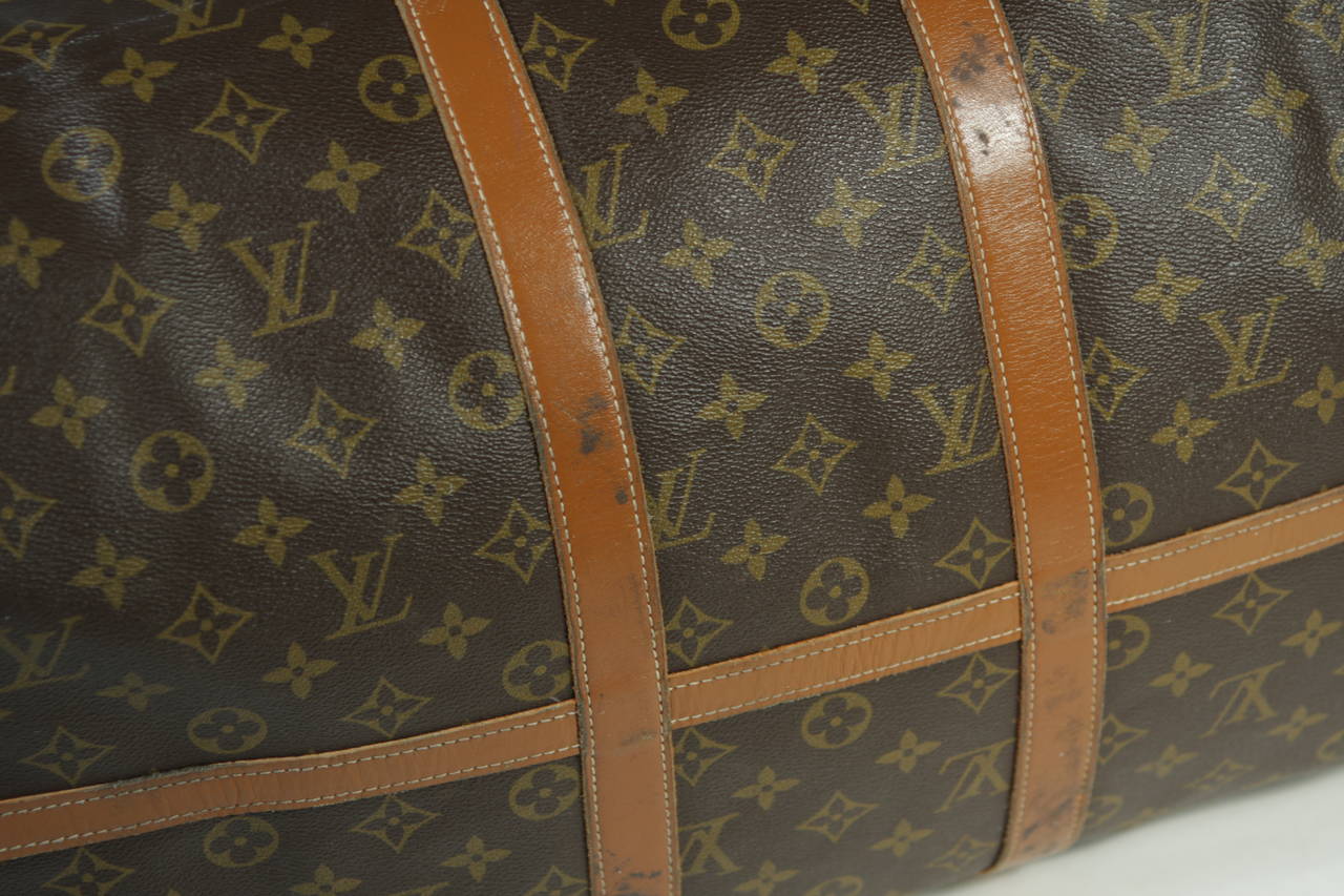 Women's or Men's Louis Vuitton Vintage Large Monogram Duffle Bag Luggage