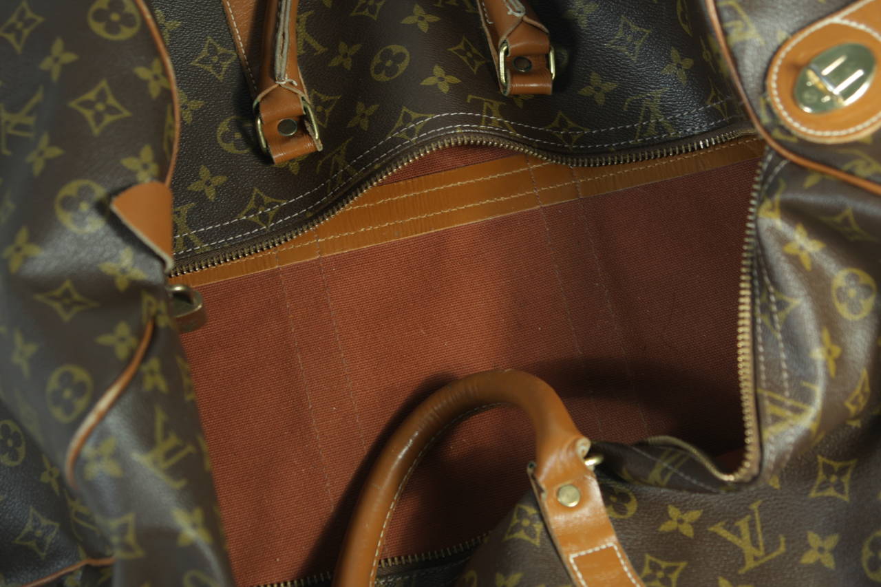 Louis Vuitton Vintage Large Monogram Duffle Bag Luggage 2