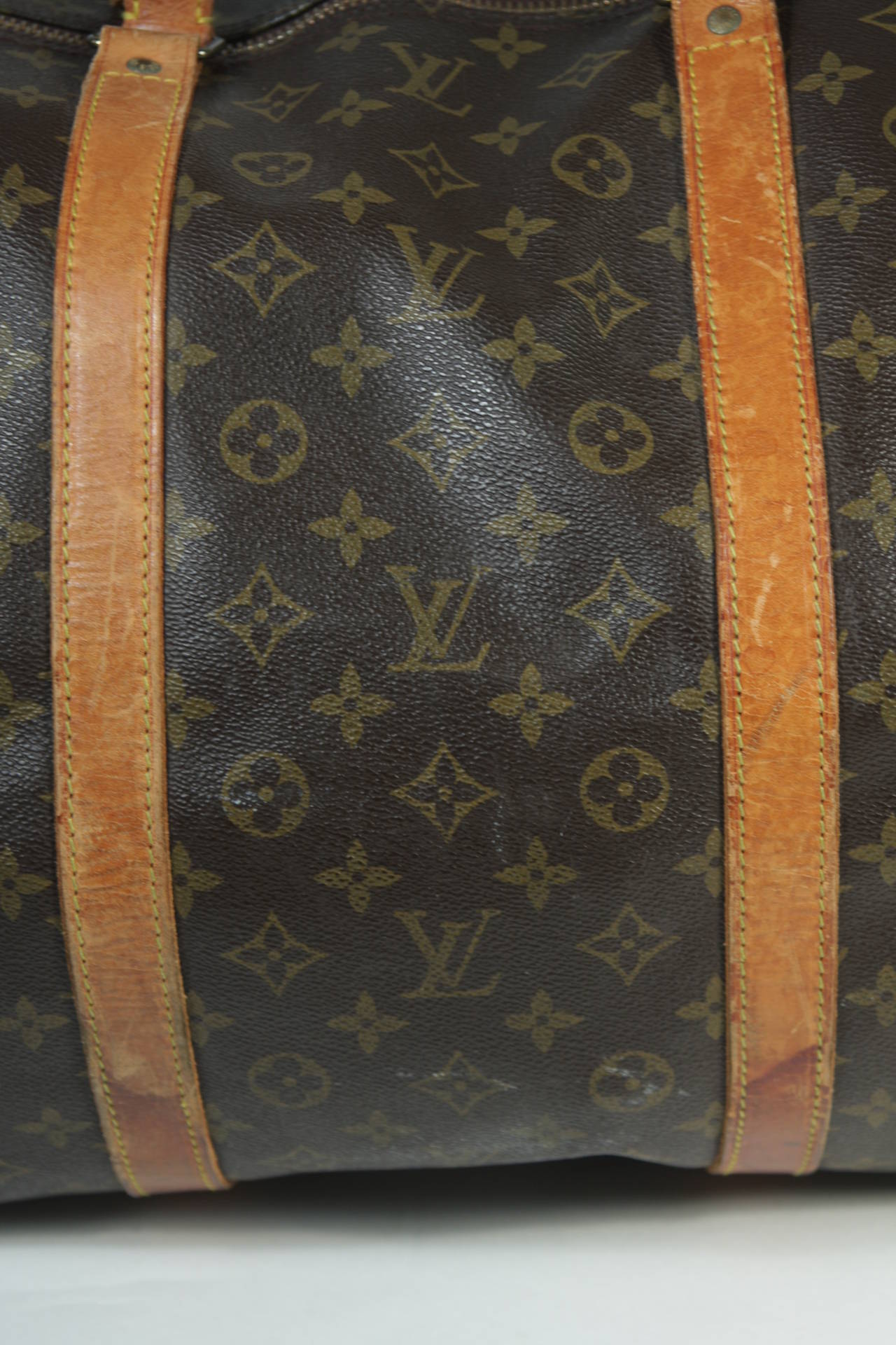 Louis Vuitton Vintage Monogram Large Duffle Carry-on Bag 23.5