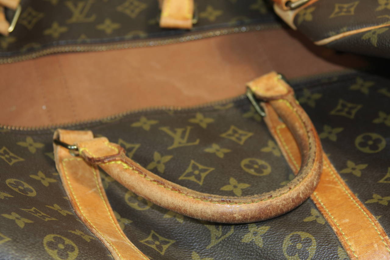 Louis Vuitton Vintage Monogram Large Duffle Carry-on Bag 23.5