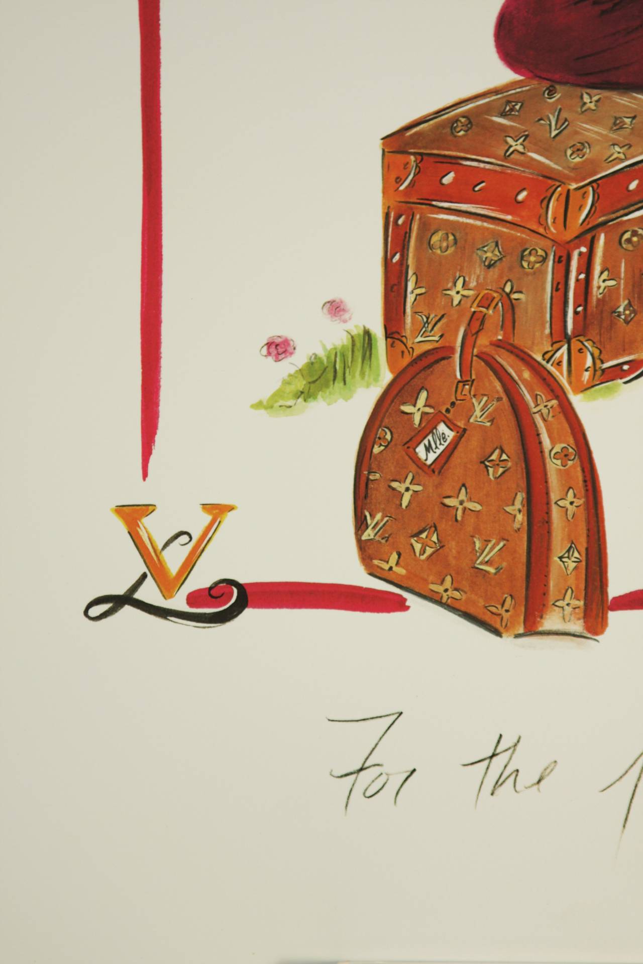 For the Love of Louis Vuitton Beverly Hills by Chesley McLaren c. 2004 Art  Print at 1stDibs