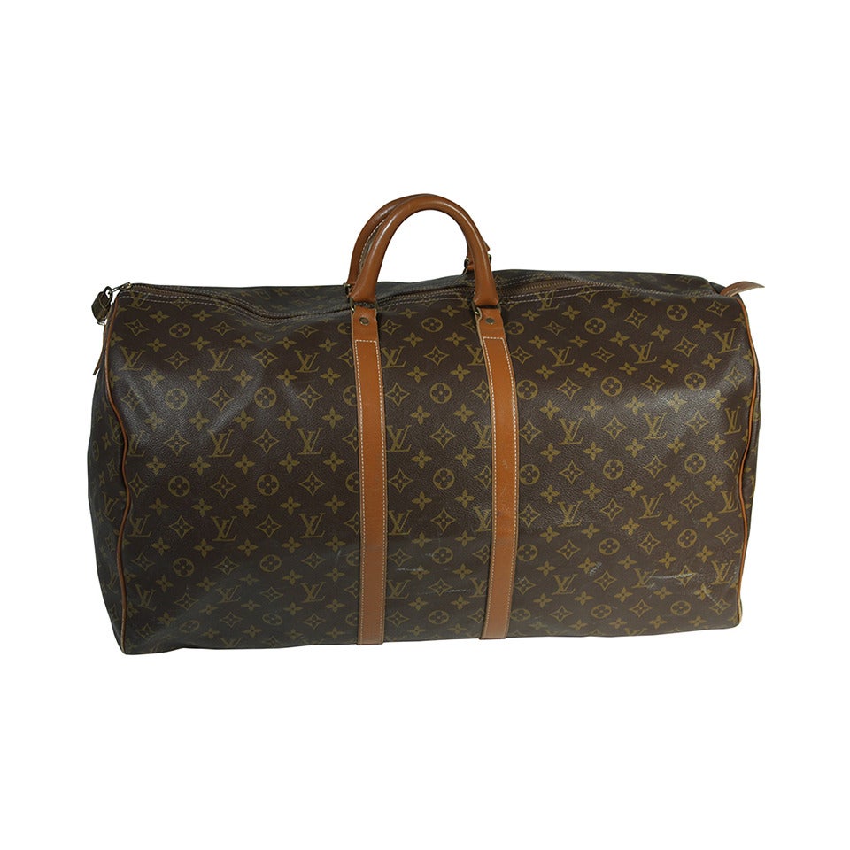 1960s Louis Vuitton Monogram Travel Bag Special Made for Saks