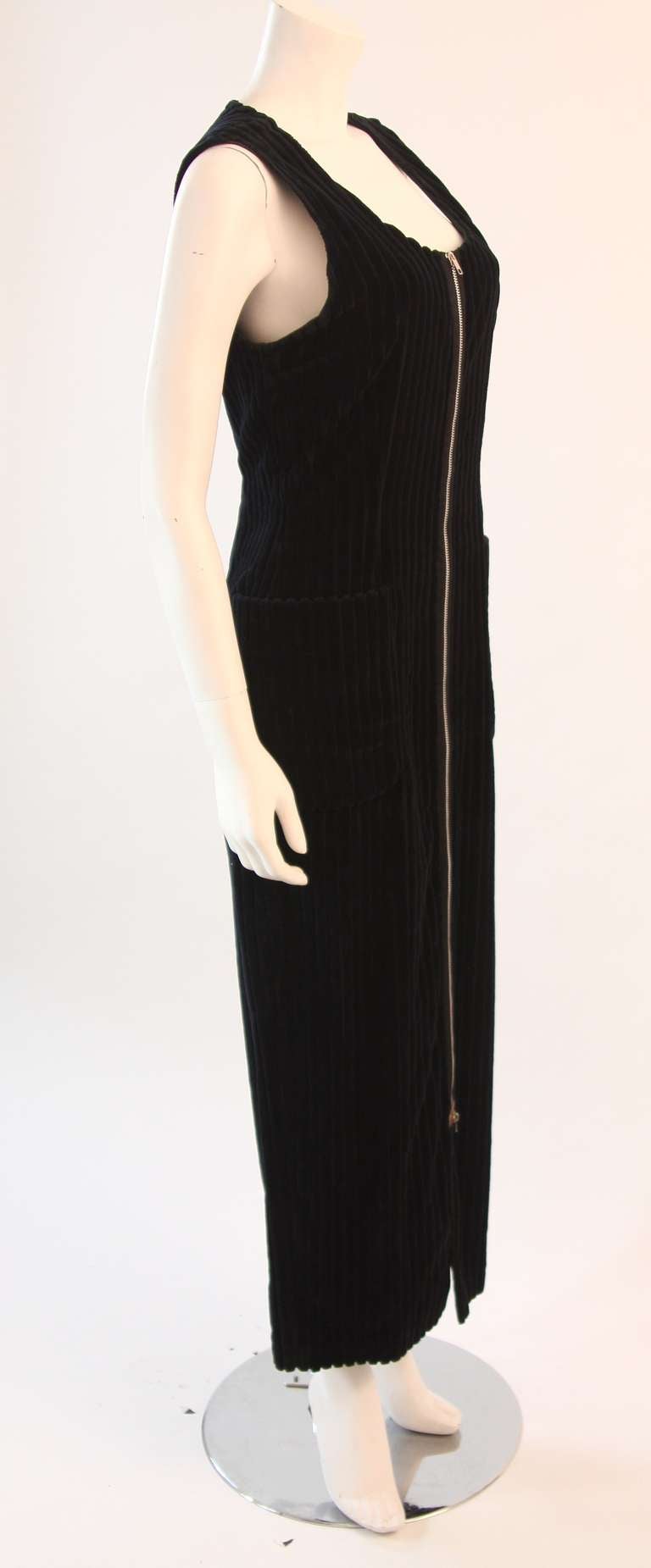 Black Maison Martin Margiela Courdurory Jumper Dress