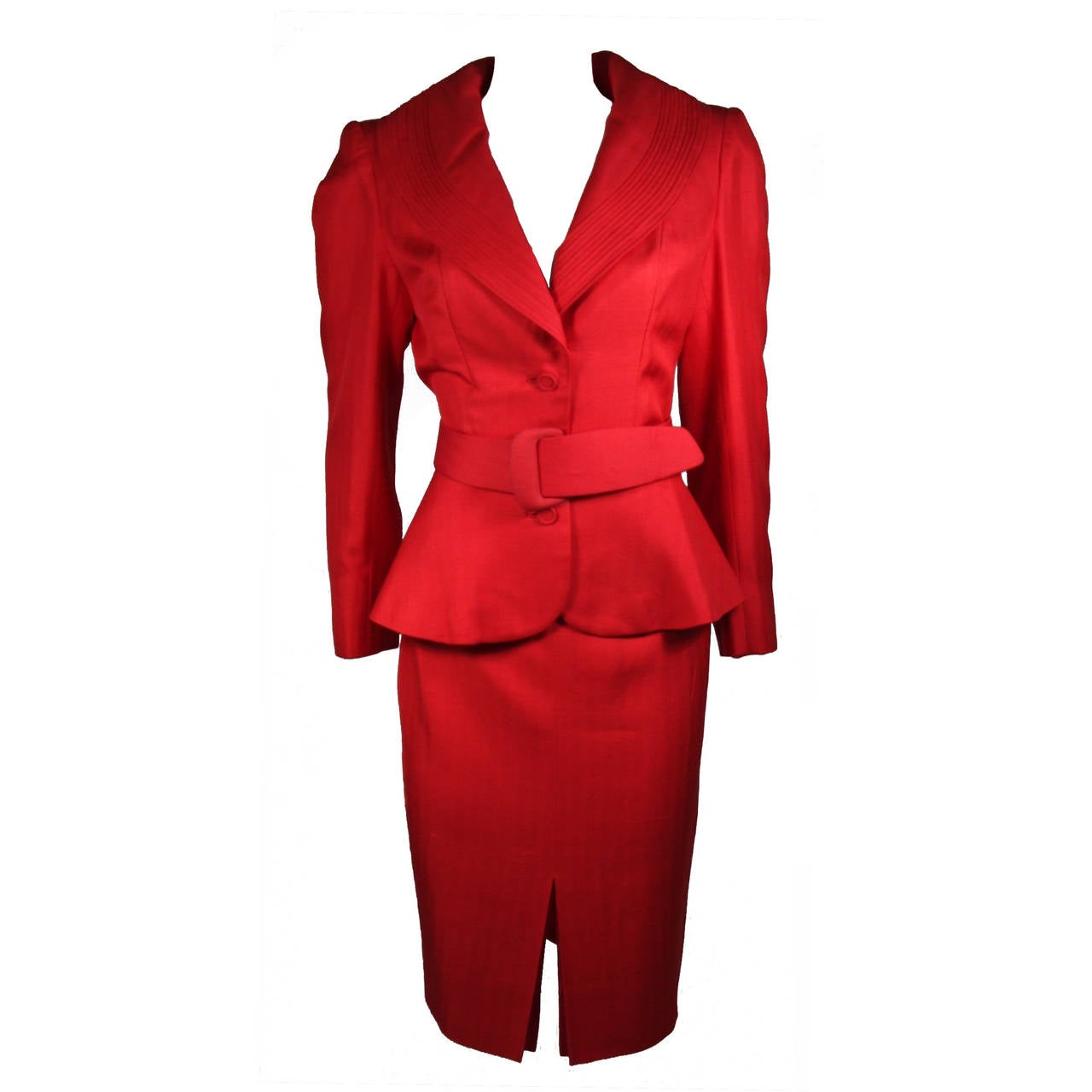 fitted peplum jacket