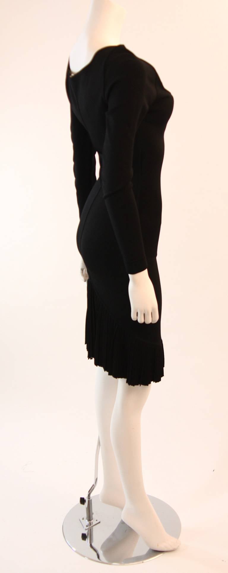 Marvelous Alaia Black Stretch Dress 2