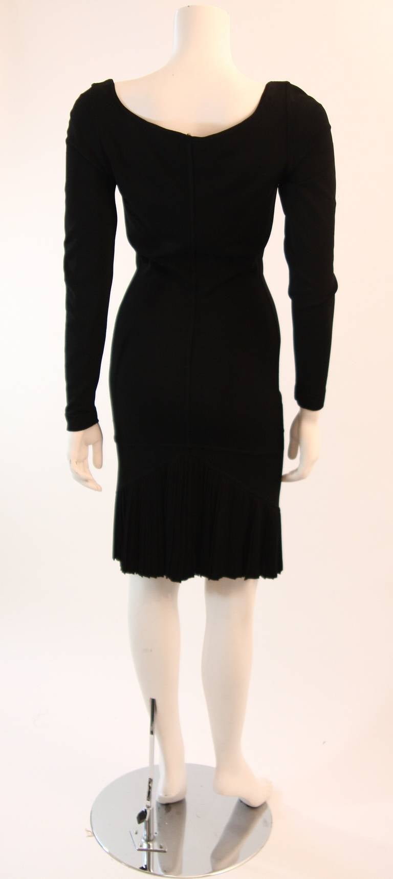 Marvelous Alaia Black Stretch Dress 3