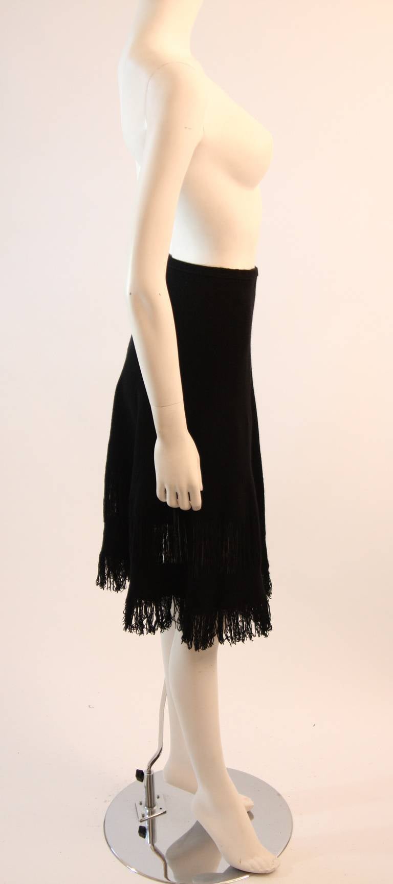 Men's Gucci Cashmere Skirt Shawl with Fringe Size M