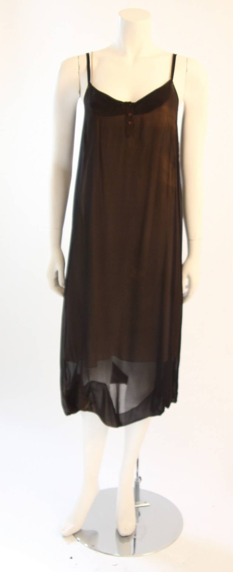 Chic Zac Posen Steam Punk Inspired Layered Black & Nude Silk Dress Ensemble For Sale 2