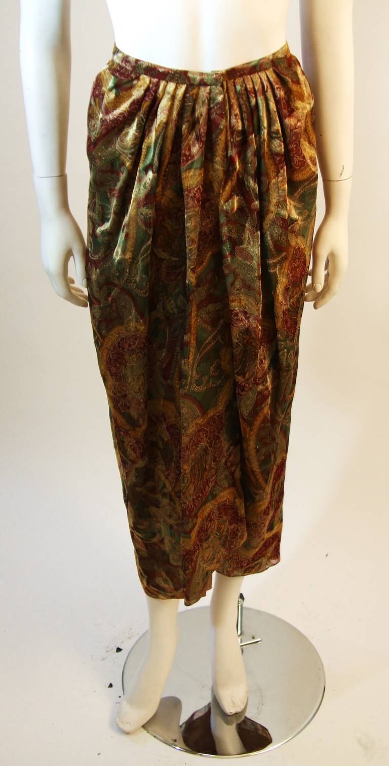 Oscar De La Renta Beaded Evening Skirt Suit Size 12 4
