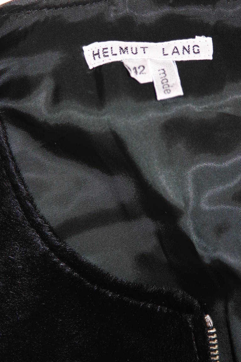 Helmut Lang Black Cowhide Vest Size 42 5