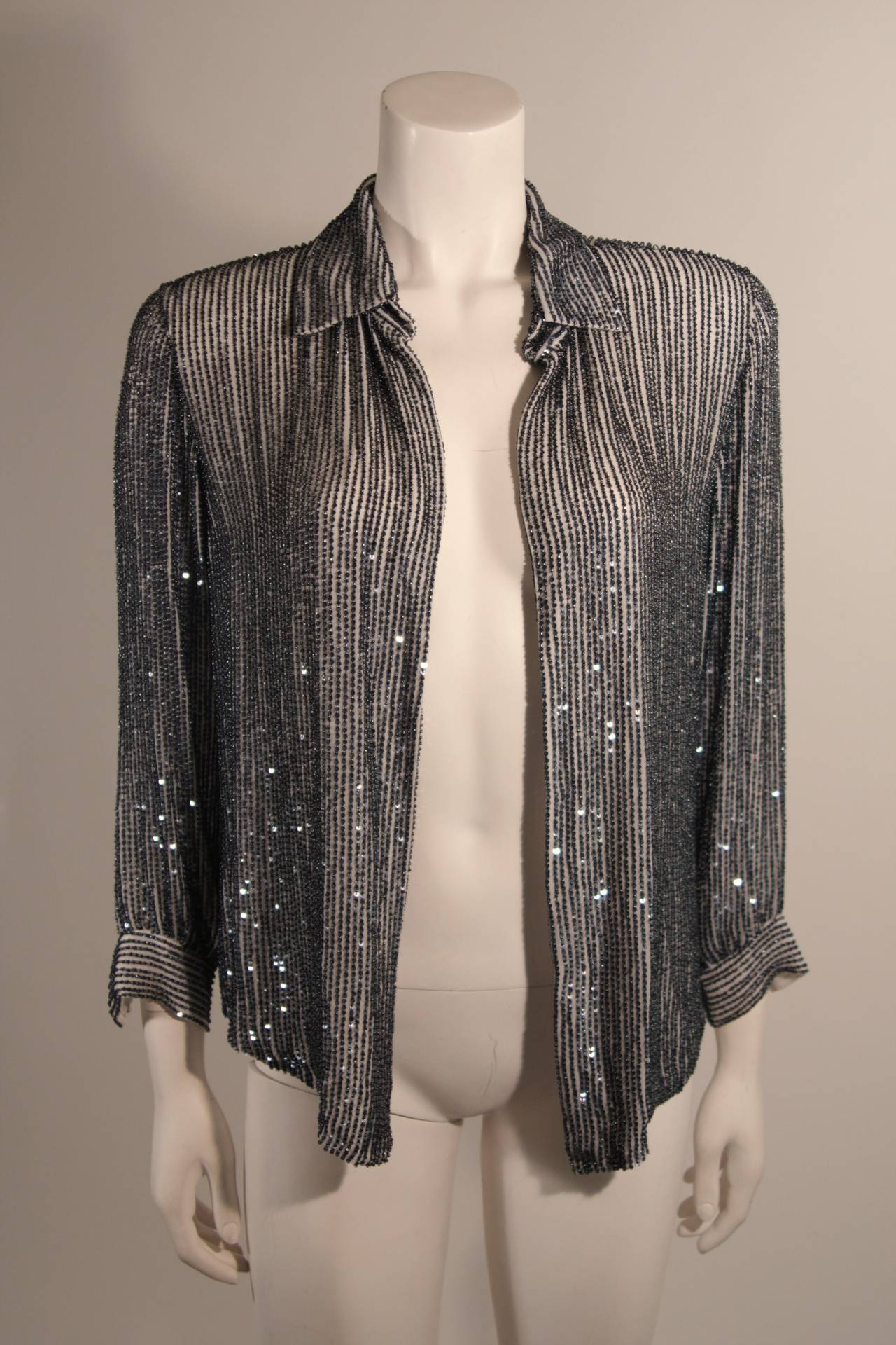 Oscar De La Renta Evening Blouse and Camisole Size 8 3