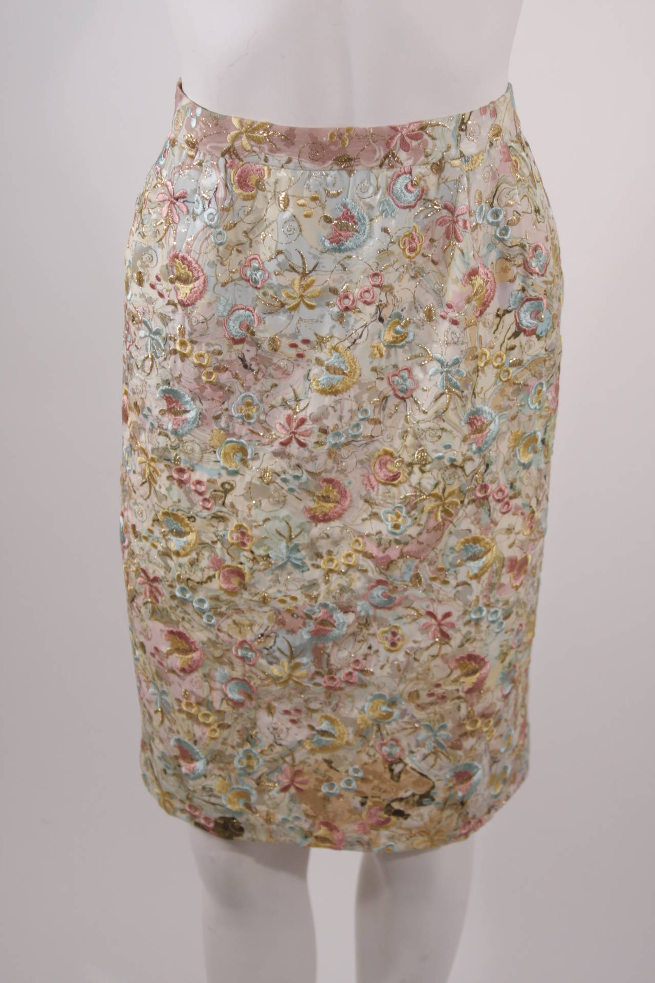 Oscar De La Renta 4 Piece Baroque Skirt Suit For Sale at 1stDibs ...