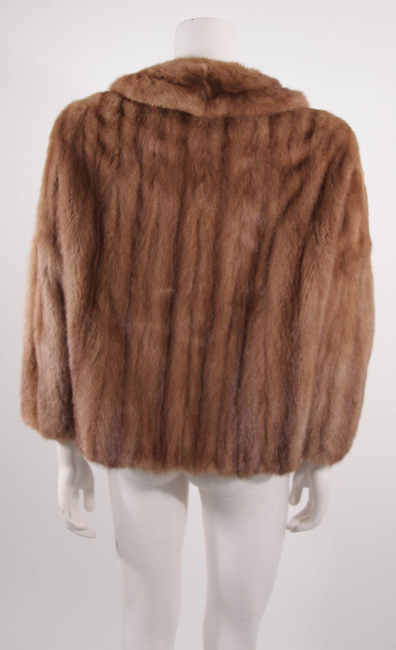 Christian Dior for Holt Renfrew Mink Stroller Coat with bracelet length sleeves 1