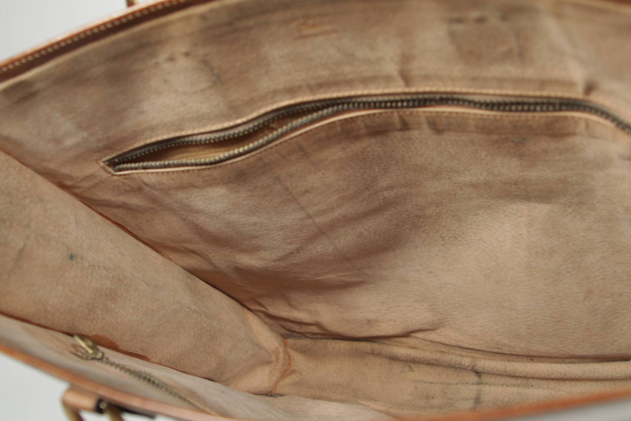 Gucci Brown Leather Tote with Horse Shoe at 1stDibs | handbag with ...